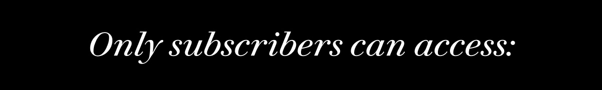 Only subscribers can access: