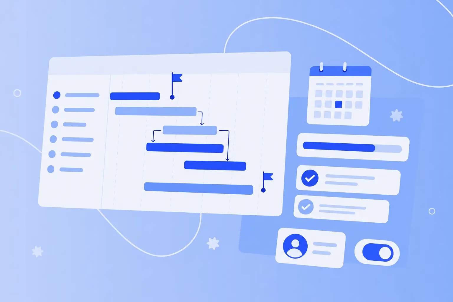 Build a project timeline that holds